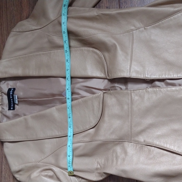 Gold Leather Jacket - Picture 5 of 5